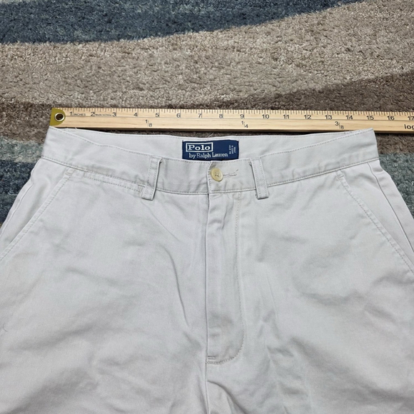 Polo Ralph Lauren Prospect Shorts Men’s Size 30 Light Gray Cotton Flat Front - Picture 5 of 7